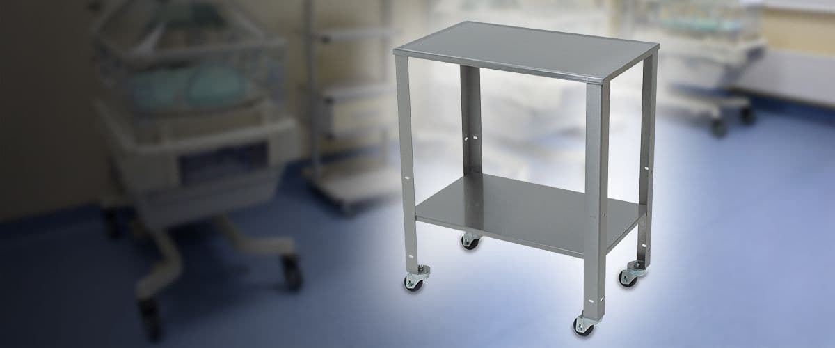 Rolling Baby Scale Cart